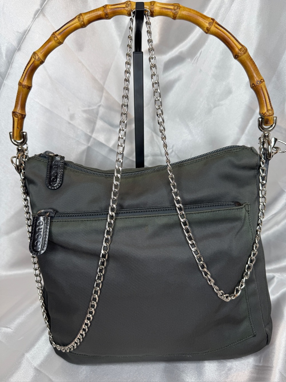 Gucci Bamboo Nylon Purse